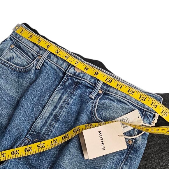 MOTHER The Kick It Jeans in Tequila Sunrise, High Rise, Straight Leg, Size 28 - Picture 6 of 12